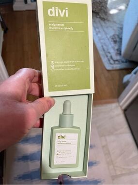 Divi Scalp Serum - Revitalize + Detoxify - opened/used once about a week ago